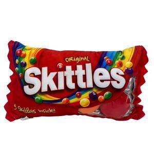 Skittles It'sugar Red Stuffed Pillow with 5 Mini Plush Candy Inside